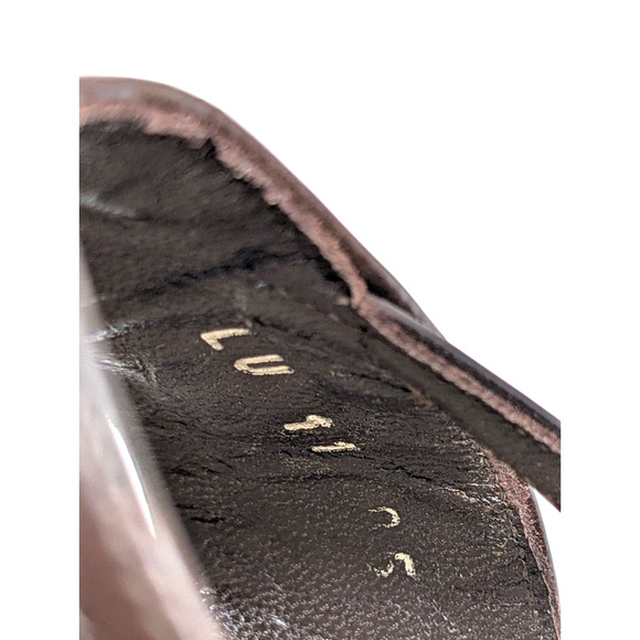 Christian Dior Monogram Strappy Wedge Sandals Brown Beige 39.5 - Picture 5 of 11